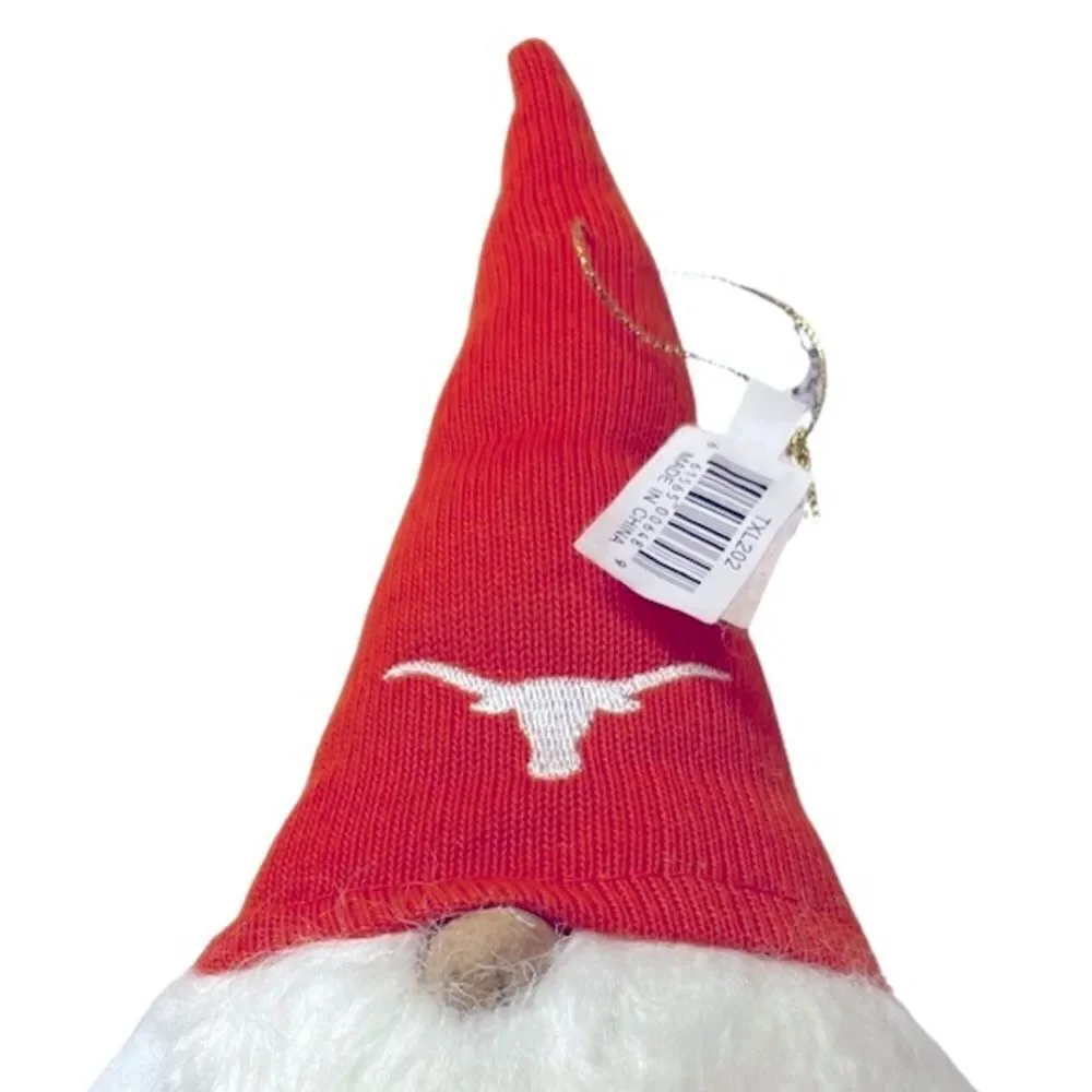 Santa’s Workshop Texas Longhorns Hat Gnome Ornament NWT